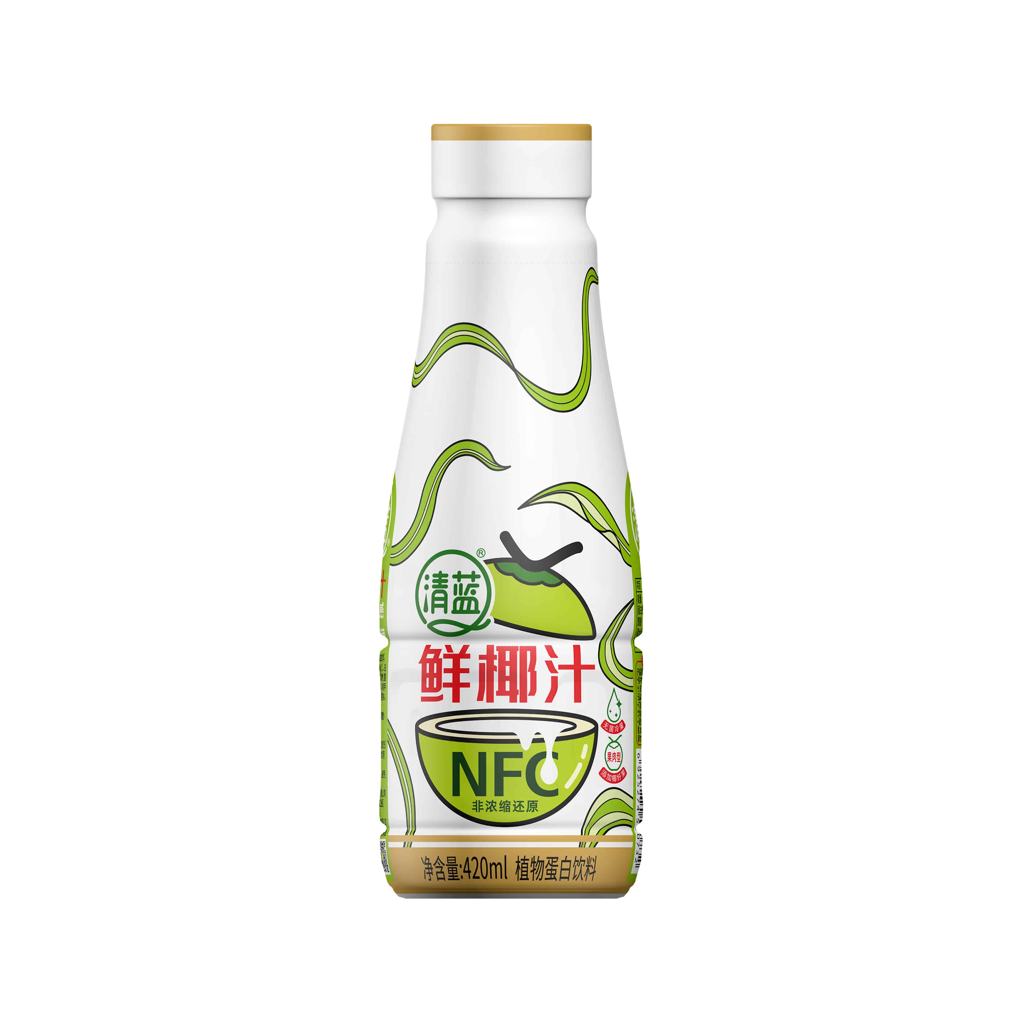 清藍鮮椰汁420ml
